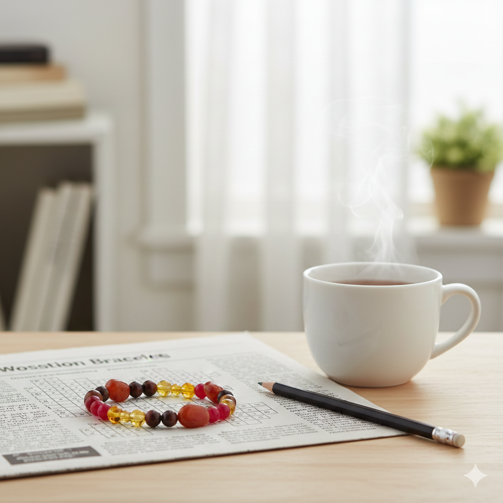 Kala Cultural Wholesale: "The Inner Fire" Motivational Bracelet – Red Tiger Eye, Carnelian, & Citrine for Confidence, Vitality, and Success