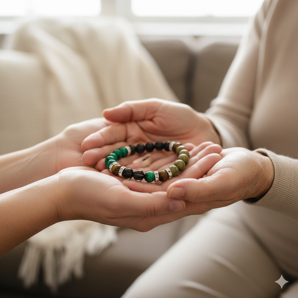 Kala Cultural Wholesale: "The Ultimate Guardian" Black Magic & Psychic Protection Bracelet – Black Tourmaline, Malachite, Smoky Quartz, Tiger Eye, & Unakite