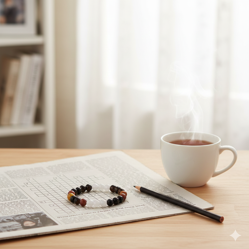 Kala Cultural Wholesale: "Vitality & Growth" Hair Support Bracelet – Natural Black Tourmaline, Mookaite Jasper, Moonstone, & Smoky Quartz