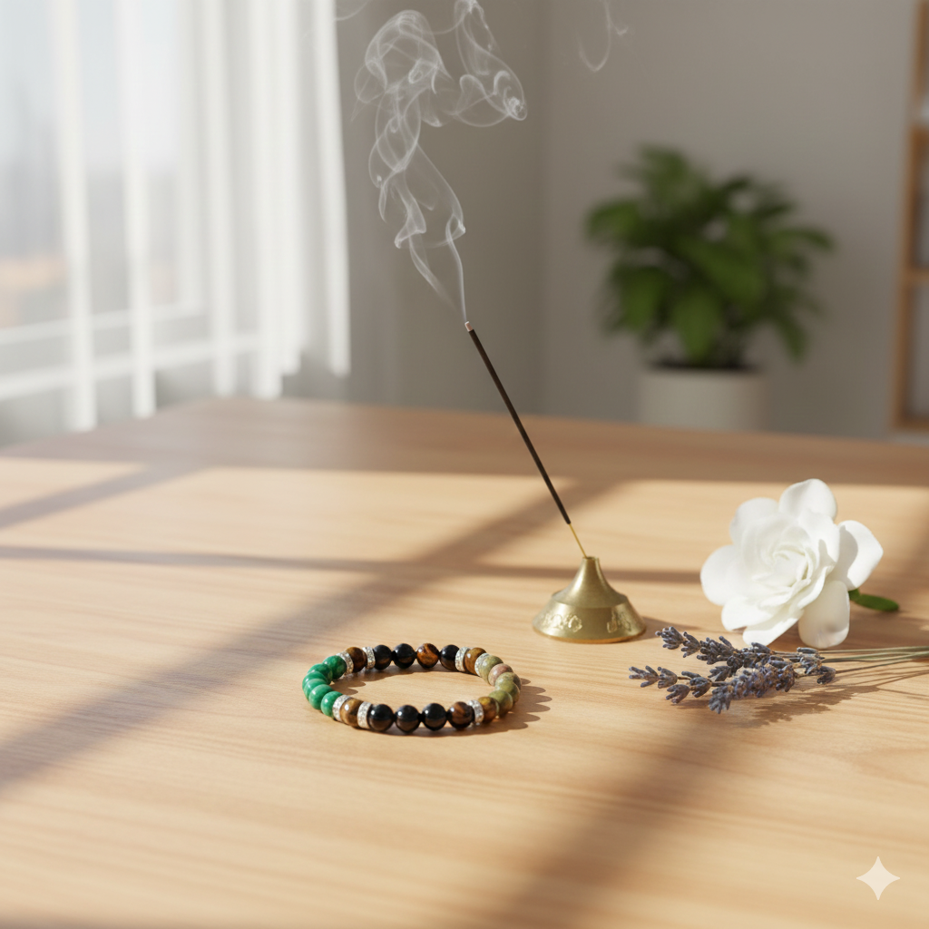 Kala Cultural Wholesale: "The Ultimate Guardian" Black Magic & Psychic Protection Bracelet – Black Tourmaline, Malachite, Smoky Quartz, Tiger Eye, & Unakite